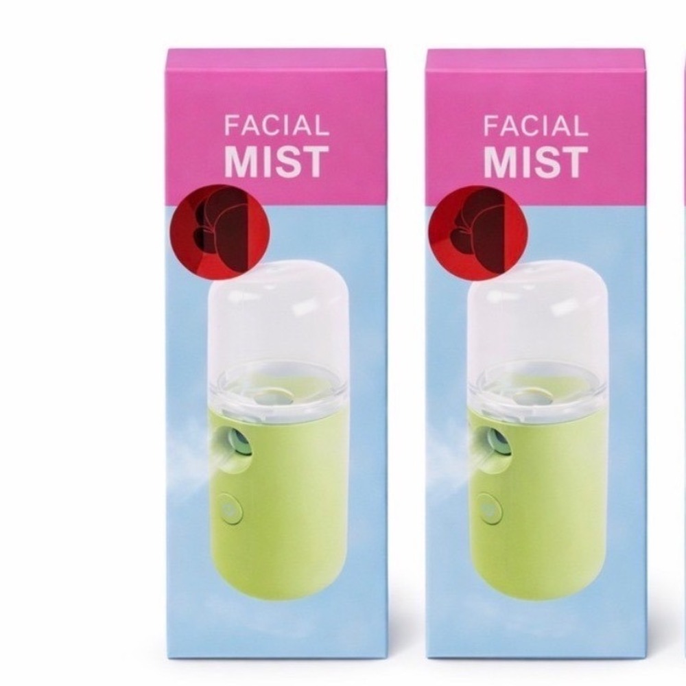 Orbit Innovations Portable Nano Facial Mist Sprayer 25ml Green 2 Pack New